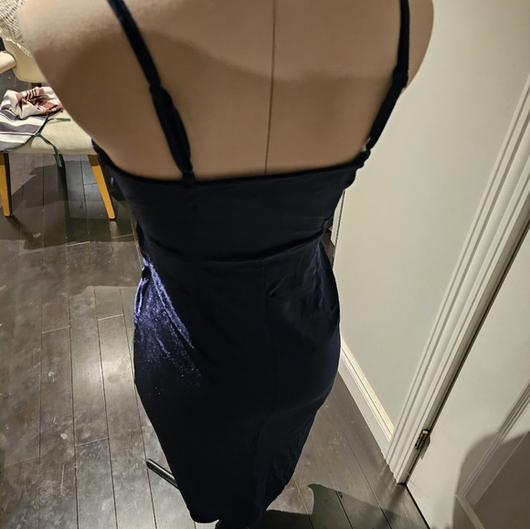 CRAZY DOUBLE SHIEN BLUE DRESS - Picture 7 of 8